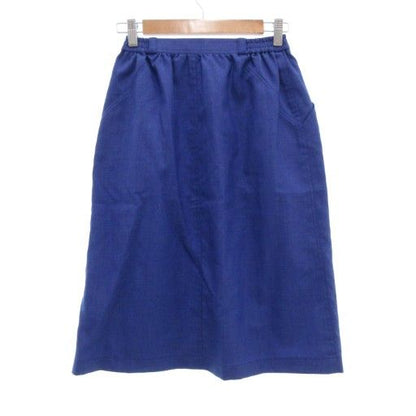 Christian DIOR Sports Vintage Set Up Double Jacket Skirt Linen Blend M Blue UO