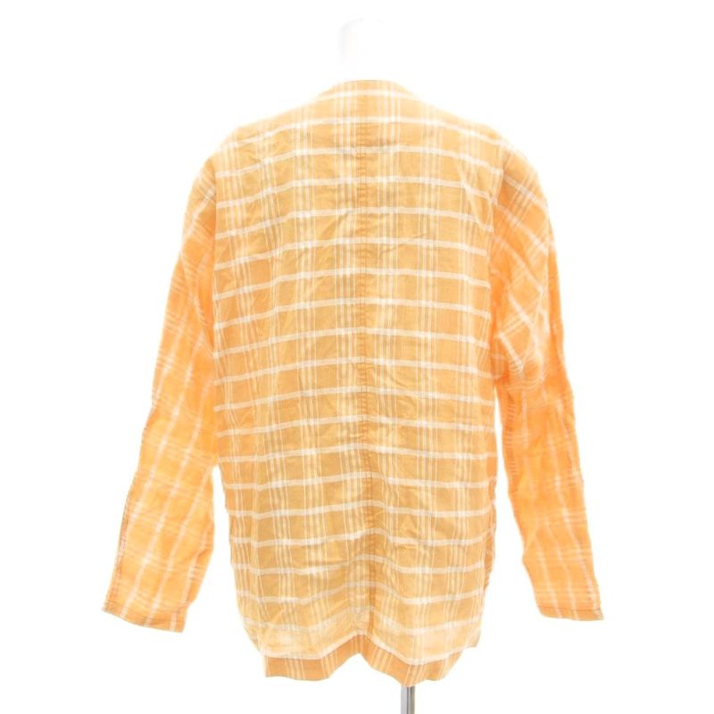 Christian DIOR Sports Vintage Set Up Shirt Jacket Skirt Linen Blend Checked M