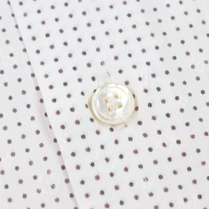 Louis Vuitton LV Logo Embroidery Shadow Monogram Shell Button Long