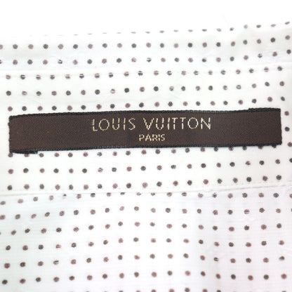 Louis Vuitton LV Logo Embroidery Shadow Monogram Shell Button Long