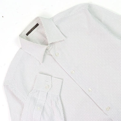 Louis Vuitton LV Logo Embroidery Shadow Monogram Shell Button Long