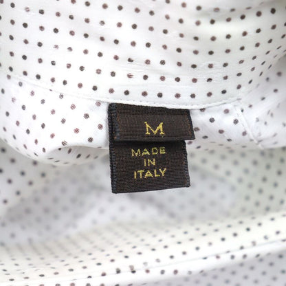 Louis Vuitton LV Logo Embroidery Shadow Monogram Shell Button Long