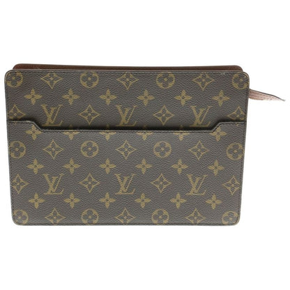 Louis Vuitton Monogram Pochette Homme Clutch Bag Second Bag Brown PVC M51795