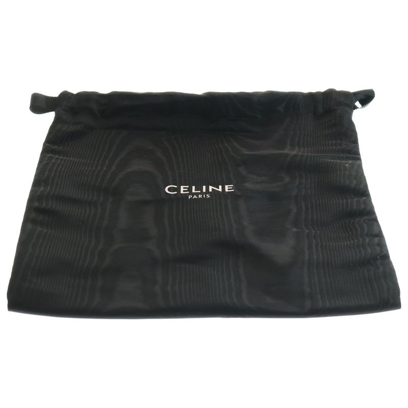 Celine Triomphe Mini Pocket Messenger Bag Shoulder Bag Mini Bag Black And Brown