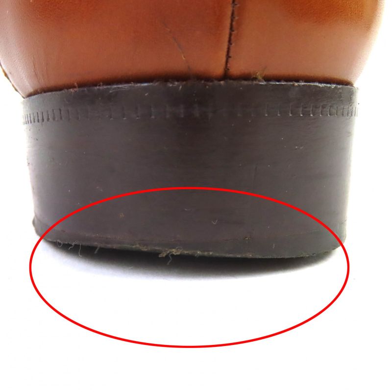 Hermes Vintage Gold Hardware Kelly Hardware Leather Loafers Brown Gold