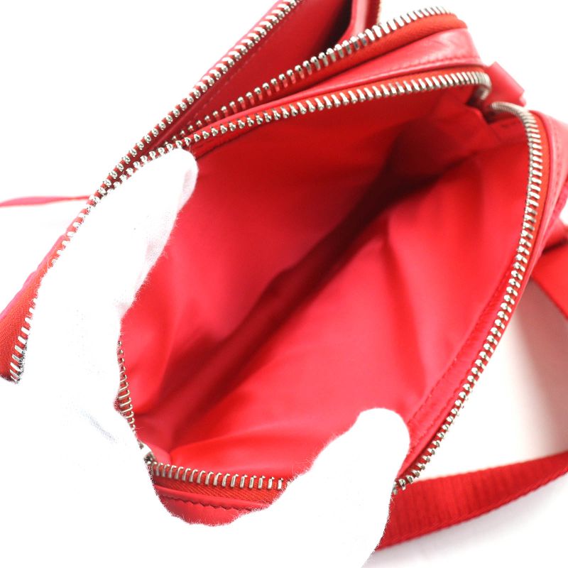 DIOR Christian DIOR 2esbc119ray Leather Use Oblique Quilted Bunny Messenger Bag Shoulder Bag