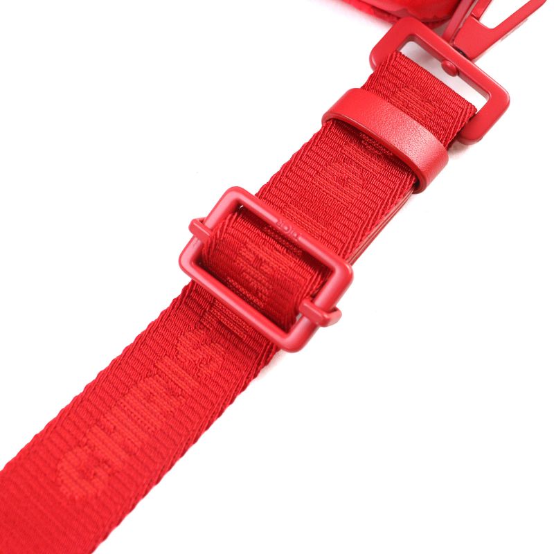 DIOR Christian DIOR 2esbc119ray Leather Use Oblique Quilted Bunny Messenger Bag Shoulder Bag