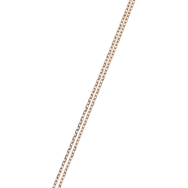 Van Cleef & Arpels Frivolle Mini 3 Flower 3P Diamond Necklace Yellow Gold