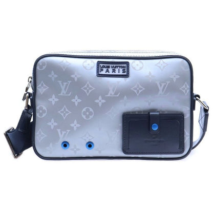 Louis Vuitton Monogram Galaxy Satellite Alpha Messenger Bag Shoulder Bag Navy