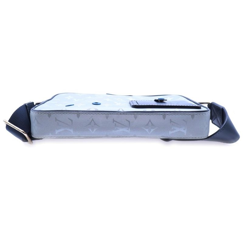 Louis Vuitton Monogram Galaxy Satellite Alpha Messenger Bag Shoulder Bag Navy