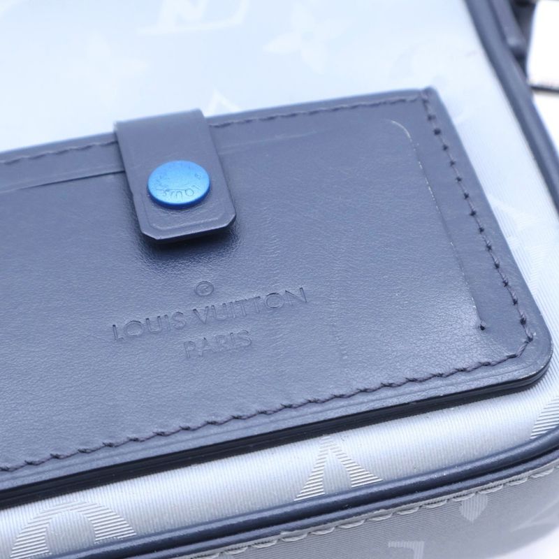 Louis Vuitton Monogram Galaxy Satellite Alpha Messenger Bag Shoulder Bag Navy