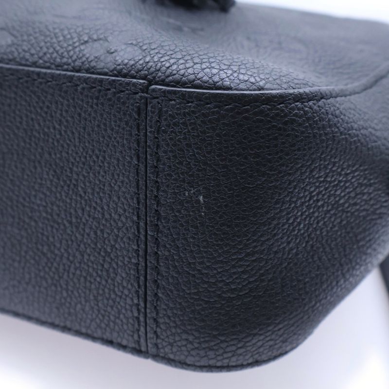 Louis Vuitton Monogram Empreinte Saintonge 2WAY Bag Handbag Shoulder Bag Black