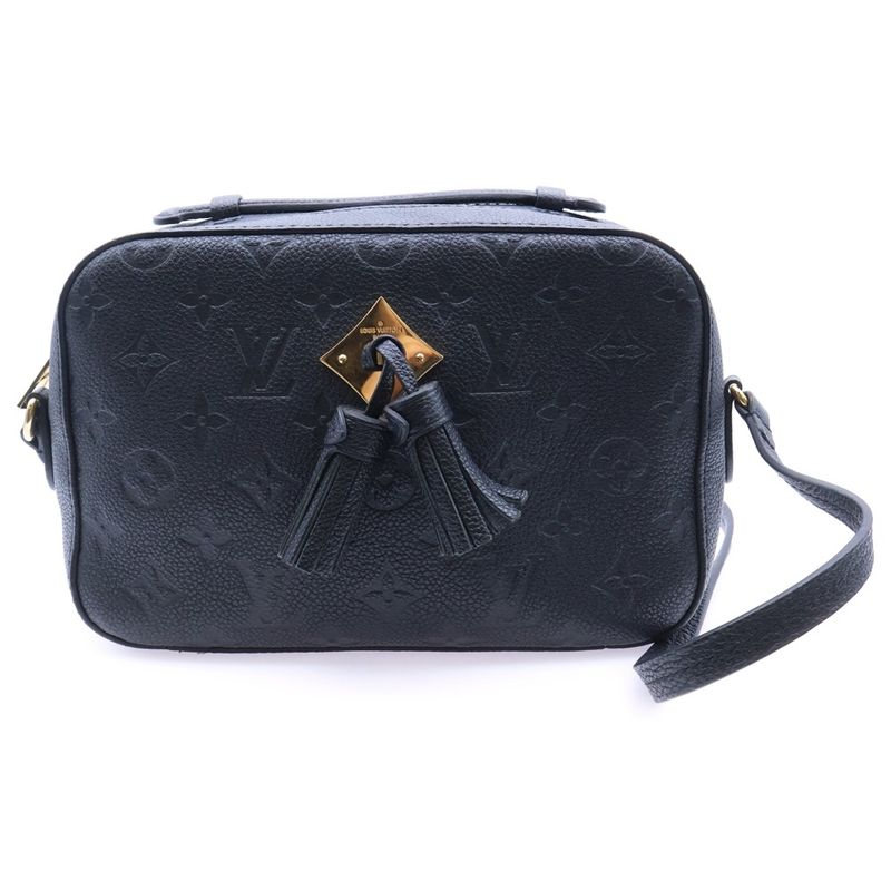 Louis Vuitton Monogram Empreinte Saintonge 2WAY Bag Handbag Shoulder Bag Black