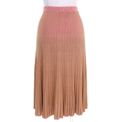 Gucci 2022 707738 Lovelight Long Pleated Skirt Pinkish XS With Hangers