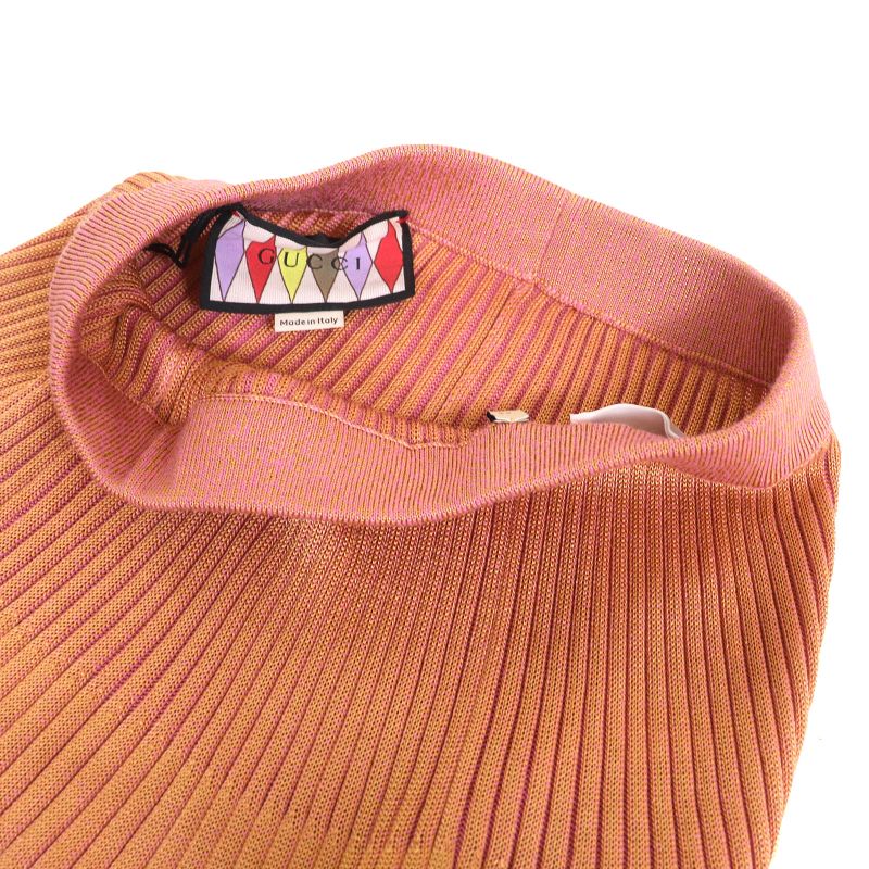 Gucci 2022 707738 Lovelight Long Pleated Skirt Pinkish XS With Hangers