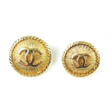 CHANEL Vintage Coco Mark Buttons Metal Buttons 4 Large And 6 Small Set Of 10