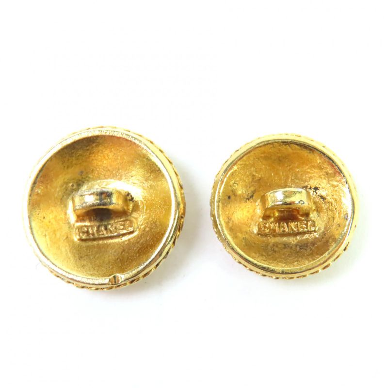 CHANEL Vintage Coco Mark Buttons Metal Buttons 4 Large And 6 Small Set Of 10