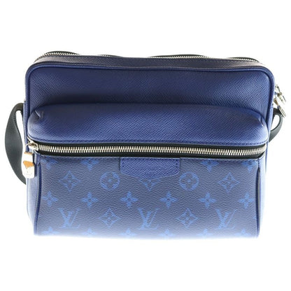Louis Vuitton Taiga Lama Outdoor Messenger PM Shoulder Bag Cobalt Blue M30242