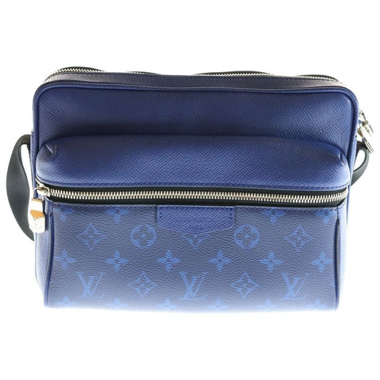 Louis Vuitton Taiga Lama Outdoor Messenger PM Shoulder Bag Cobalt Blue M30242