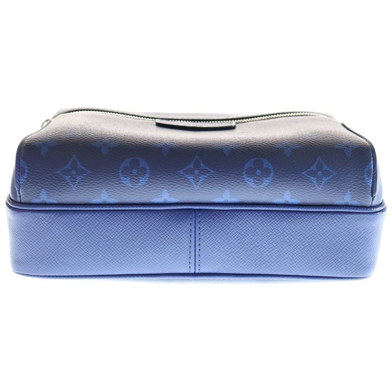 Louis Vuitton Taiga Lama Outdoor Messenger PM Shoulder Bag Cobalt Blue M30242