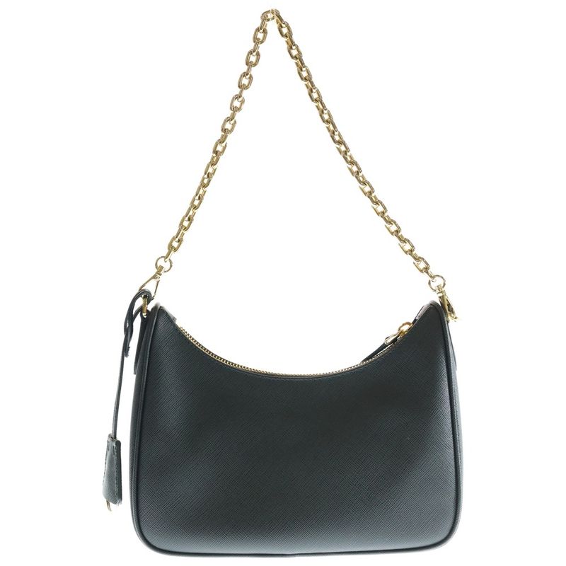 Prada Re-edition 2005 2WAY Bag Handbag Chain Bag Shoulder Bag Saffiano Black