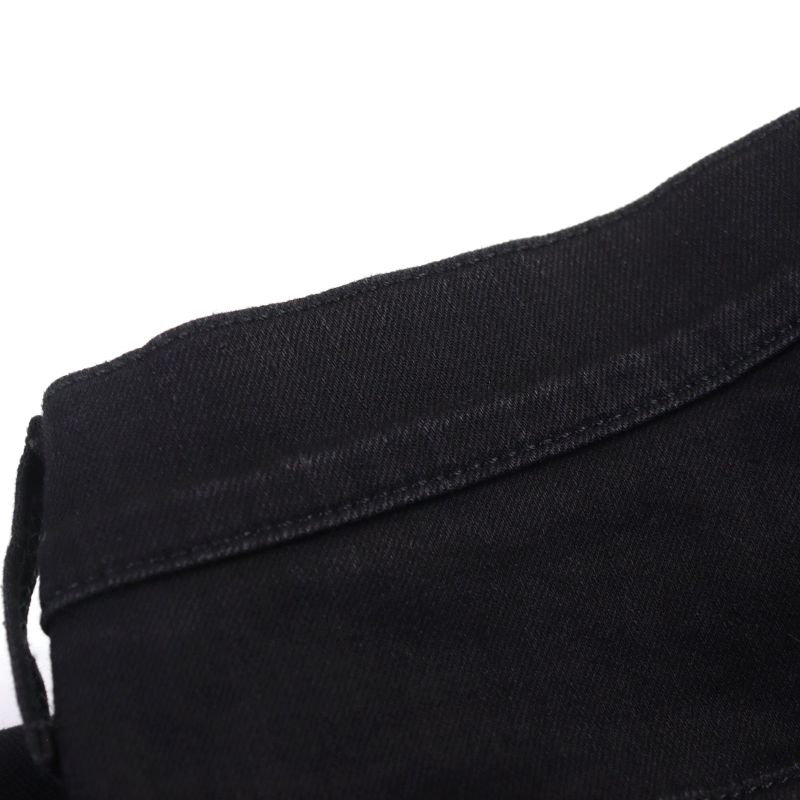 Gucci 544678 Classic Skinny Jeans With Logo Patch Denim Pants Black 30 Made In