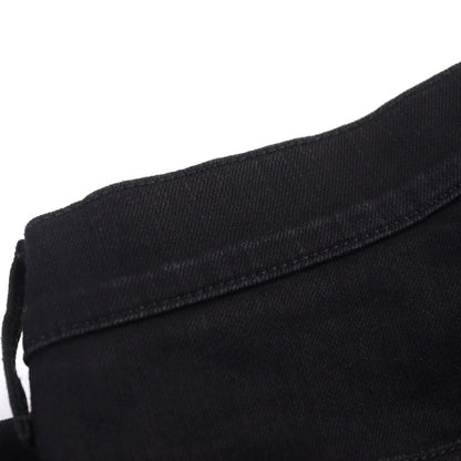 Gucci 544678 Classic Skinny Jeans With Logo Patch Denim Pants Black 30 Made In