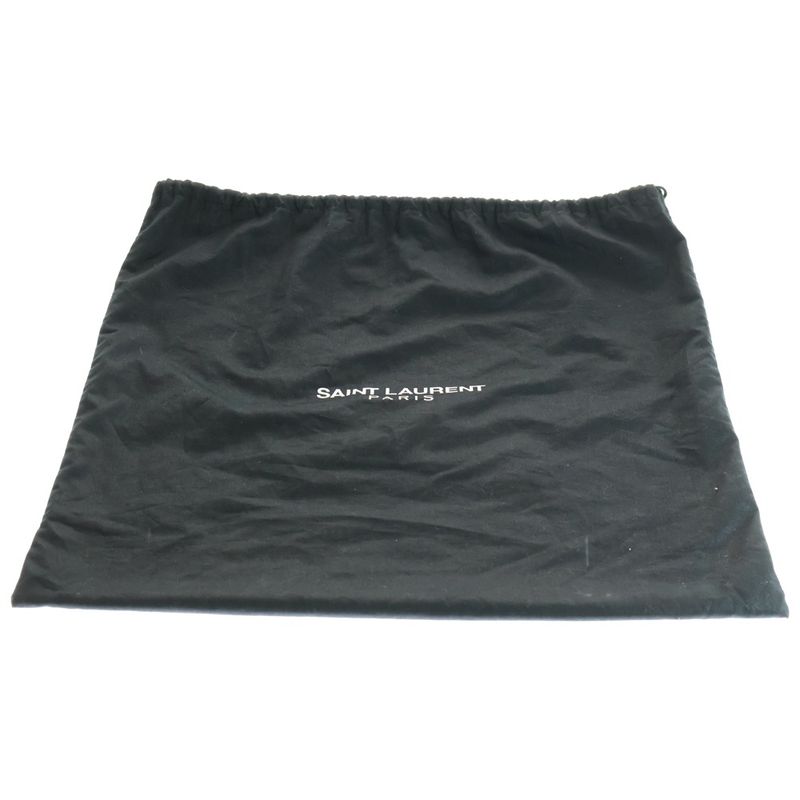 Saint Laurent Paris Sac De Jour 2WAY Bag Shoulder Bag Tote Handbag Red Leather