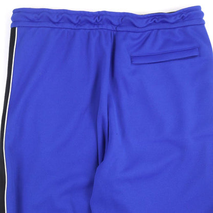 LOEWE H526y04x35 Anagram Sideline Drawcorded Track Long Pants Blue 44 Genuine