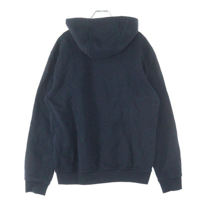Hermes Leather Patch Stitch Design Pullover Sweatshirt Hoodie Navy