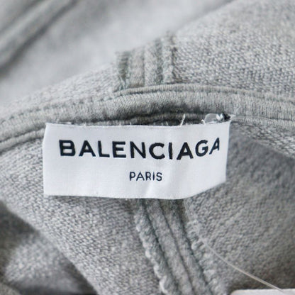 Balenciaga Logo Hoodie Logo Print Pullover Sweatshirt Hoodie Grey 481985 Ttk14