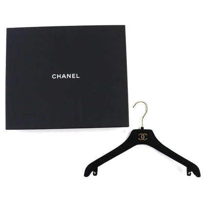 CHANEL 2024 P76998 Rhinestone Coco Mark Part Ribbon Allover Cami Dress Black