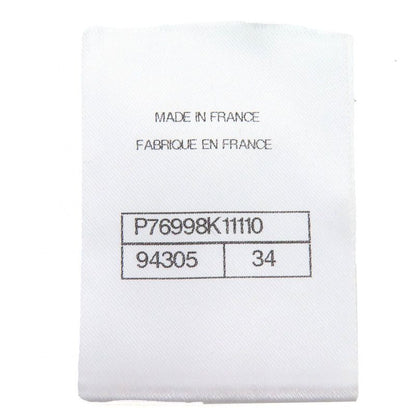 CHANEL 2024 P76998 Rhinestone Coco Mark Part Ribbon Allover Cami Dress Black