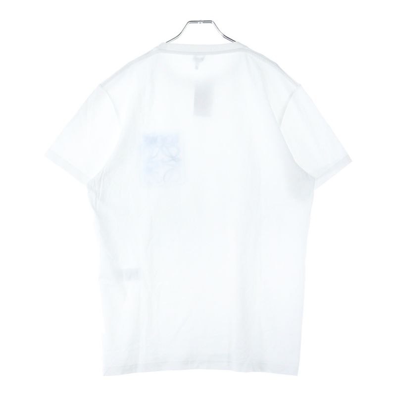 Loewe Anagram T-shirt Short Sleeve T-shirt With Embroidered Anagram Logo White