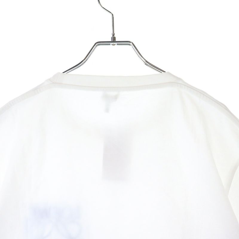 Loewe Anagram T-shirt Short Sleeve T-shirt With Embroidered Anagram Logo White