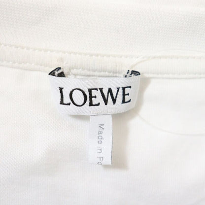 Loewe Anagram T-shirt Short Sleeve T-shirt With Embroidered Anagram Logo White