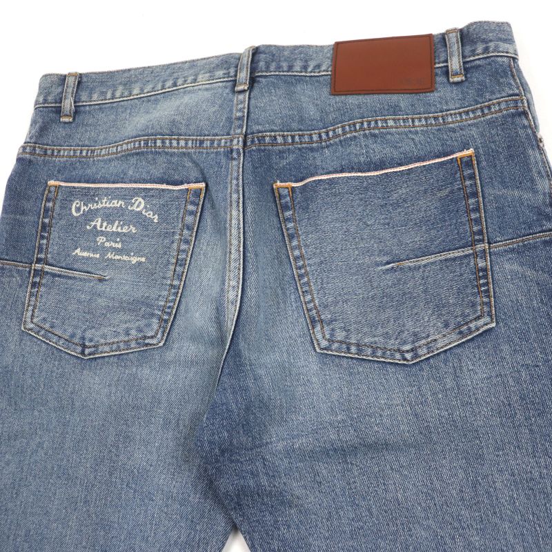  DIOR Homme 213ds15ay988 Atelier Slim17 Regular Logo Embroidery Leather