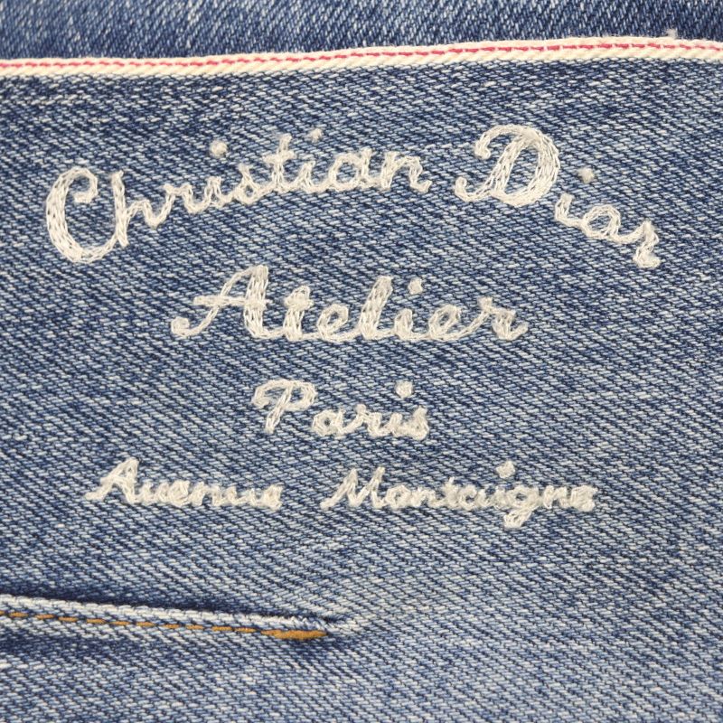  DIOR Homme 213ds15ay988 Atelier Slim17 Regular Logo Embroidery Leather