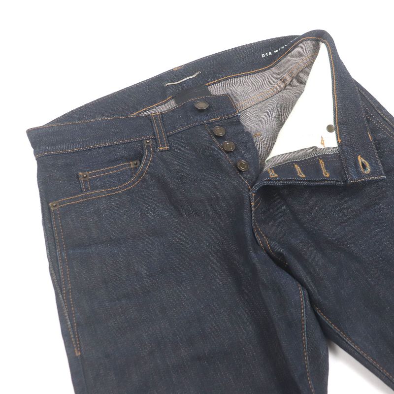 Saint Laurent Paris 597052 Denim Pants Jeans Indigo Blue 28 Made In Italy