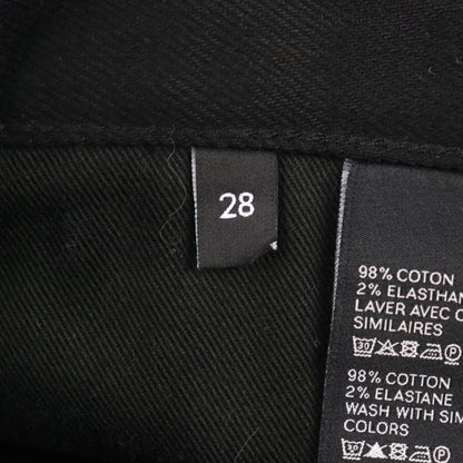 Celine M SK 005 N354 786D 38NJ Cotton Eddy Period Logo Button Zip Fly Skinny