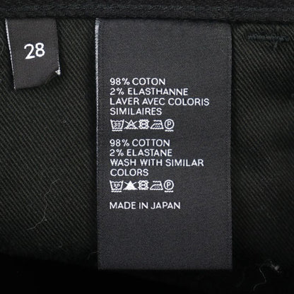 Celine M SK 005 N354 786D 38NJ Cotton Eddy Period Logo Button Zip Fly Skinny