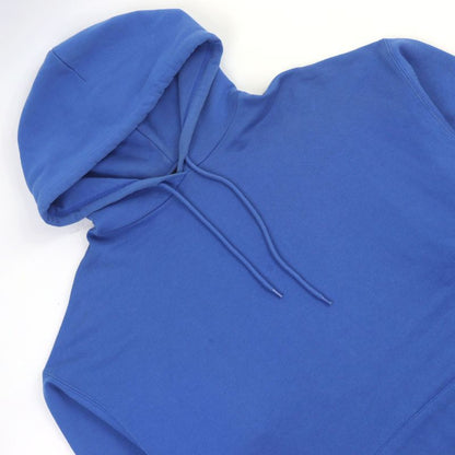 Balenciaga 570811 Cotton Logo Print Pullover Hoodie Blue M