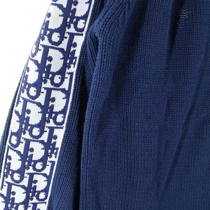 DIOR 19AW Sleeve Oblique Crew Neck Knit Sweater Grey 943m672at072