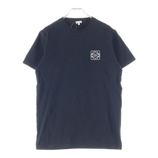 Loewe Anagram T-shirt Short Sleeve T-shirt With Embroidered Anagram Logo Black