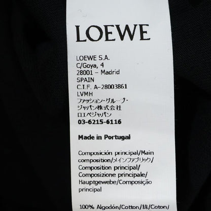 Loewe Anagram T-shirt Short Sleeve T-shirt With Embroidered Anagram Logo Black