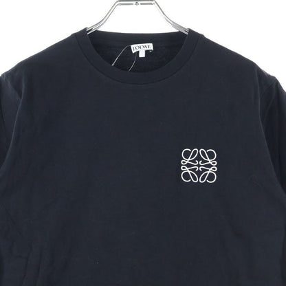 Loewe Anagram T-shirt Short Sleeve T-shirt With Embroidered Anagram Logo Black