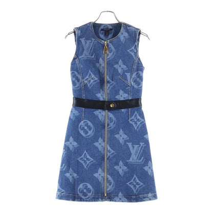 Louis Vuitton 21SS Monogram Denim One Piece Monogram Denim Dress Indigo Women