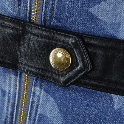 Louis Vuitton 21SS Monogram Denim One Piece Monogram Denim Dress Indigo Women