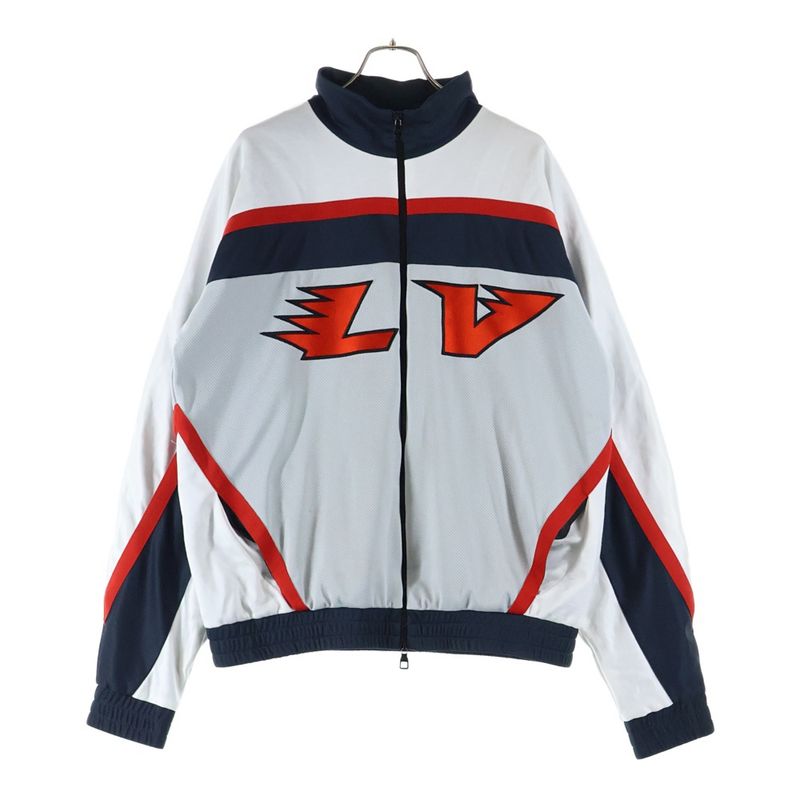 Louis Vuitton 22AW Embellished LV Graphic Hockey Track Jacket Rm222 J67 Hny86w