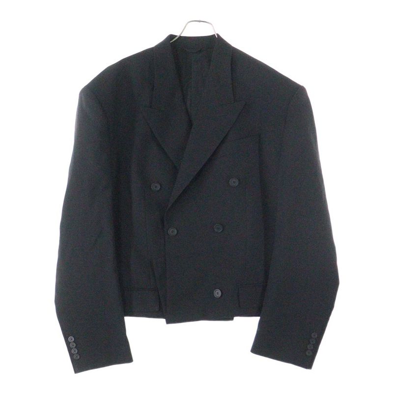 Balenciaga 23AW Folded Tailored Jacket Folded Oversized Peaked Lapel Tailored